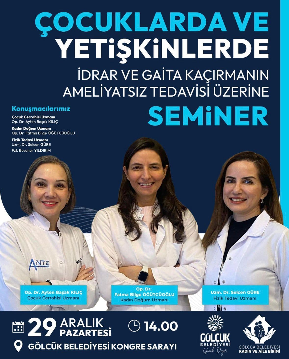Gölcük'te Sağlık Semineri: İdrar ve Gaita Kaçırma!