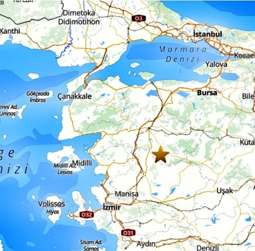 Balıkesir'de 4.9 büyüklüğünde deprem!