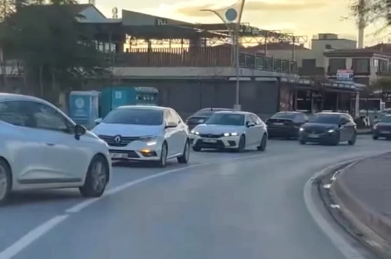 Başiskele'de Ters Yönden Giden Sürücüler Tepki Çekti!