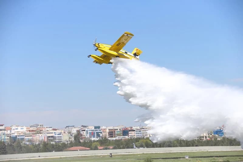 Çanakkale'den Hırvatistan'a giden yangın söndürme uçağı kayboldu!