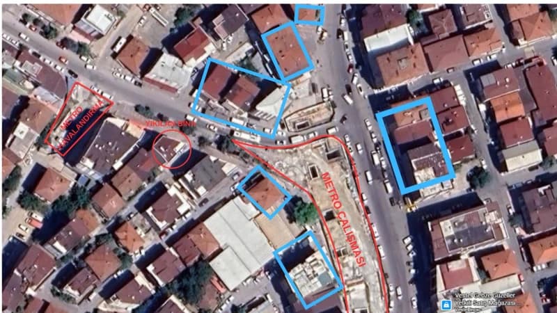 Gebze'de Mühürlü Binalar İçin Yıkım Süreci Başladı!