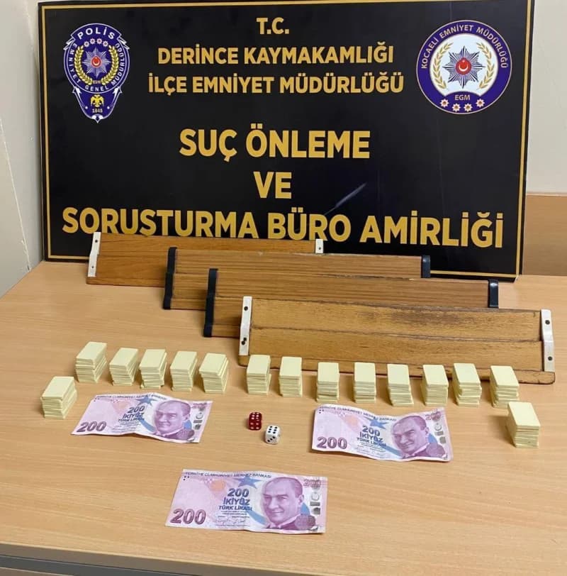 Derince'de Kumar Operasyonu: 10 Şüpheliye İşlem Yapıldı!