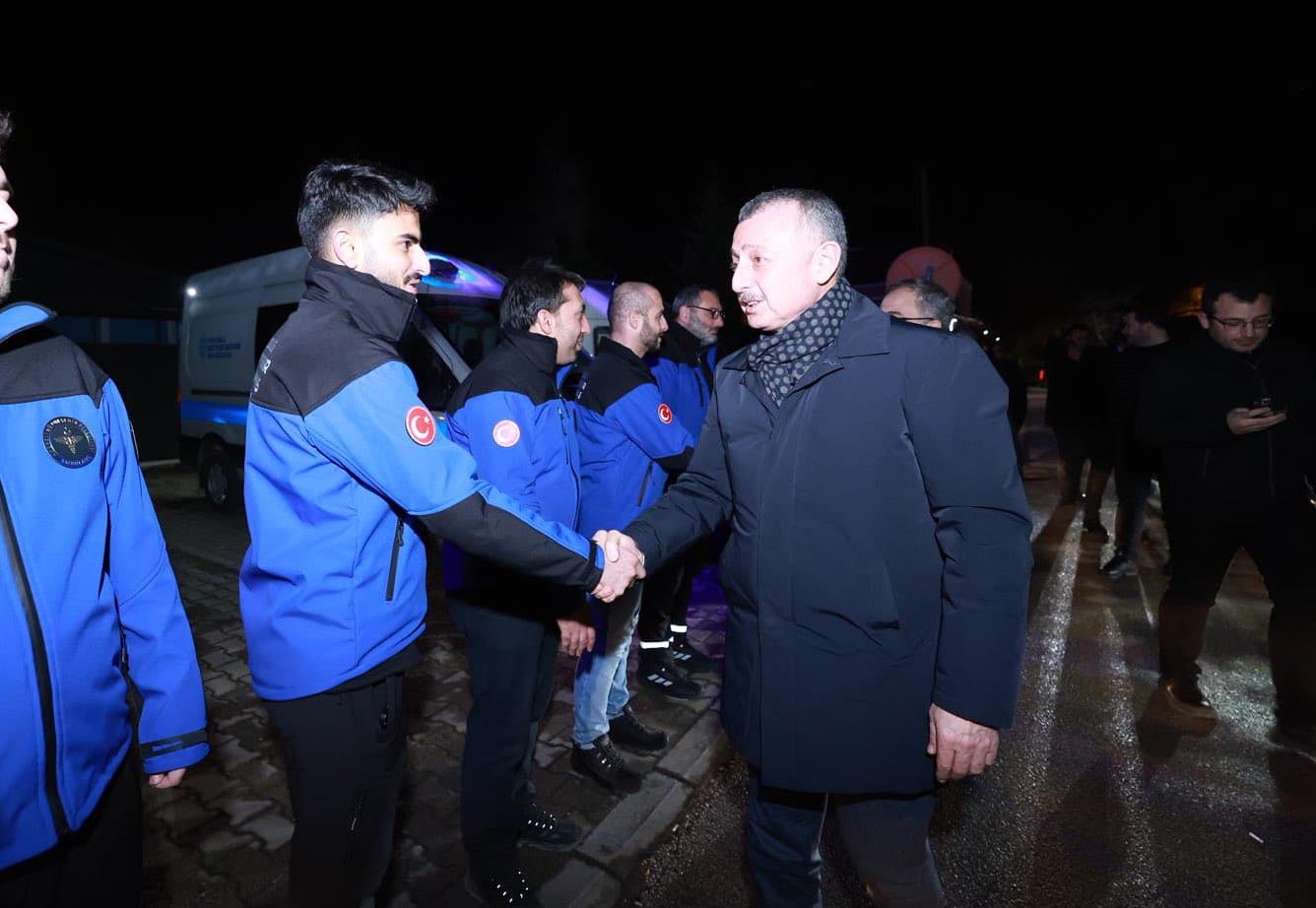 Başkan Büyükakın'dan Yeni Yıl Ziyareti