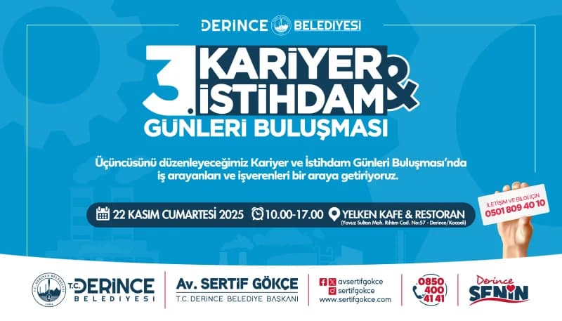 Derince'de Kariyer ve İstihdam Günleri Buluşması!