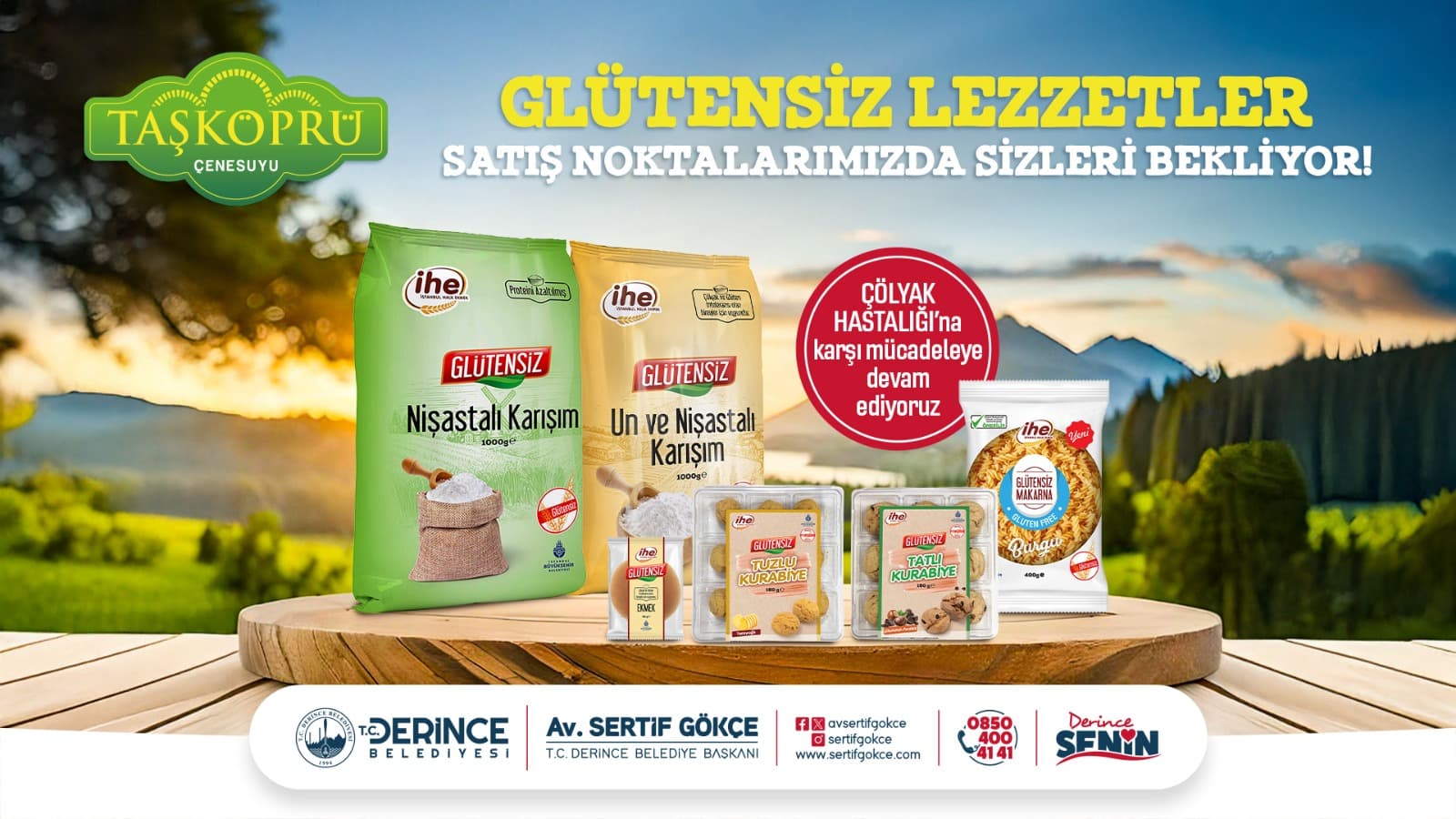 Derince'de Glütensiz Yaşam Kolaylaşıyor!