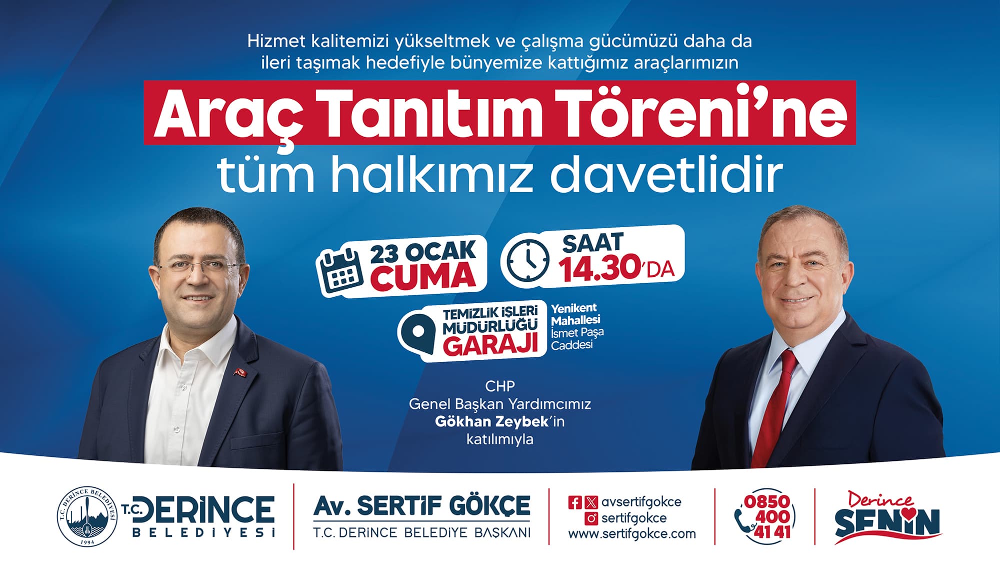 Derince'de Yeni Araçlar Tanıtılacak!