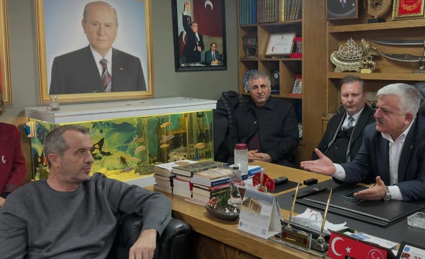 Saffet Sancaklı İl Başkanlığını Ziyaret Etti