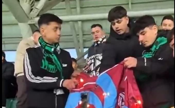 Trabzonspor Bayrağına Kocaeli'de Tepki!