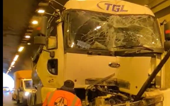 Gültepe Tüneli'nde Kaza: 1 Yaralı!
