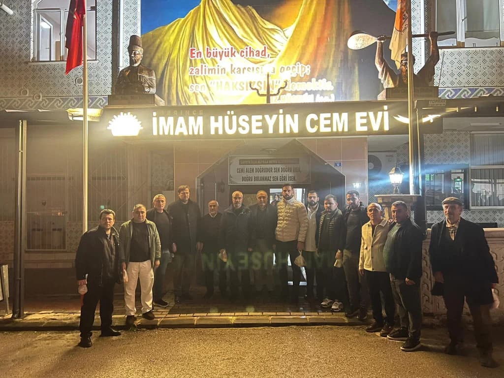 AK Parti Derince'den İmam Hüseyin Cemevi'ne ziyaret