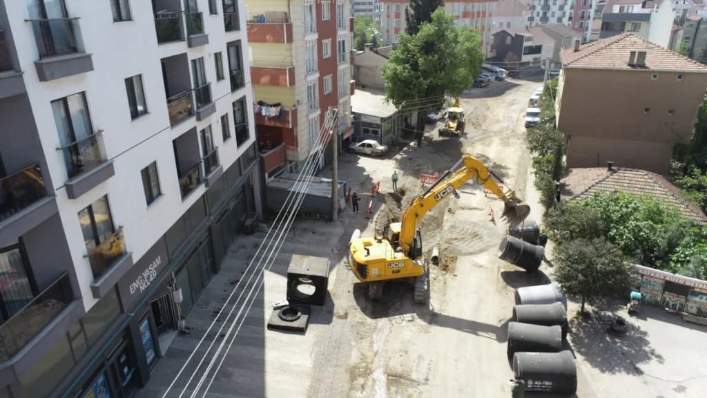 Gebze'de altyapı yatırımları hız kesmedi