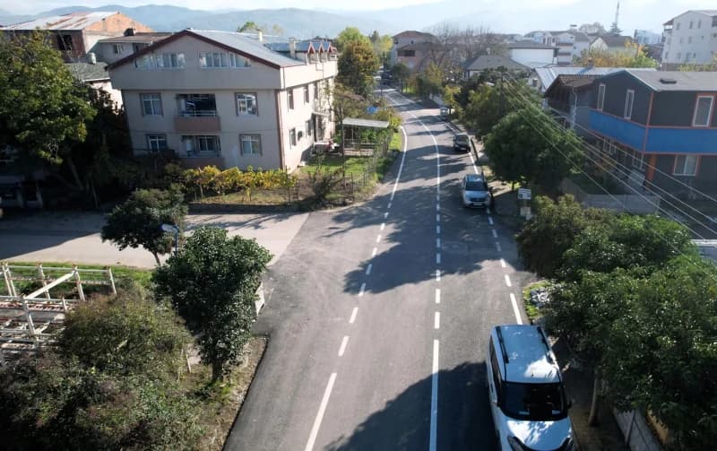 Gölcük Bilgin Caddesi yeni yüzüne kavuştu!