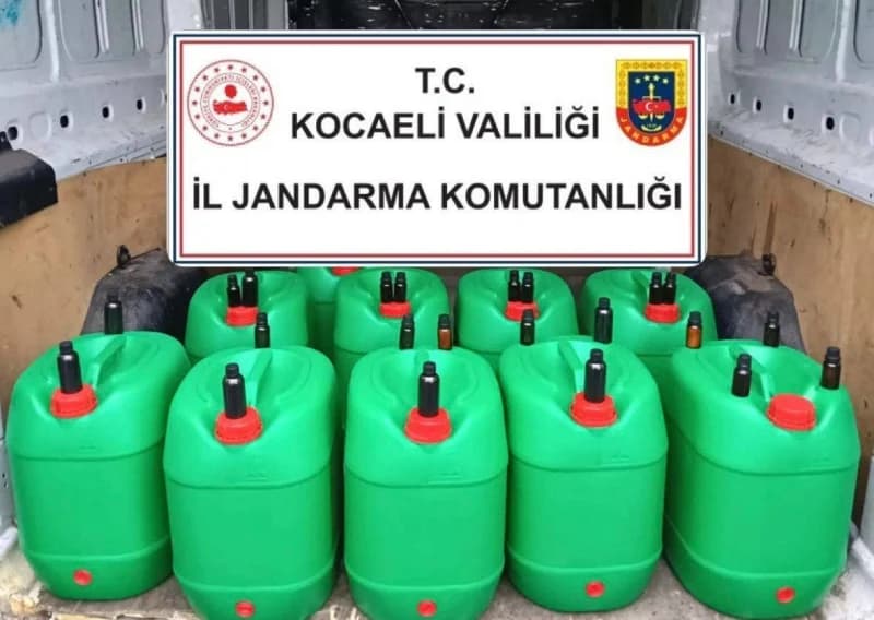 Gebze'de Kaçak İçki Operasyonu!