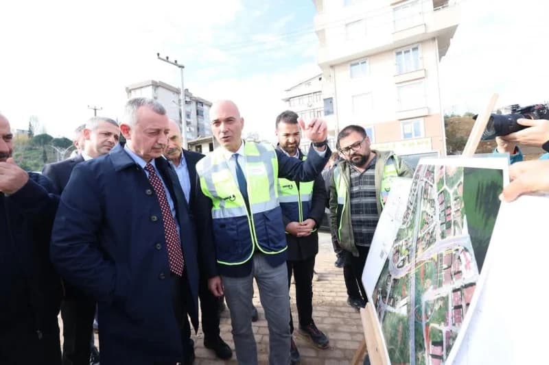 Büyükakın, Eskihisar Kavşağı'nda incelemelerde bulundu!