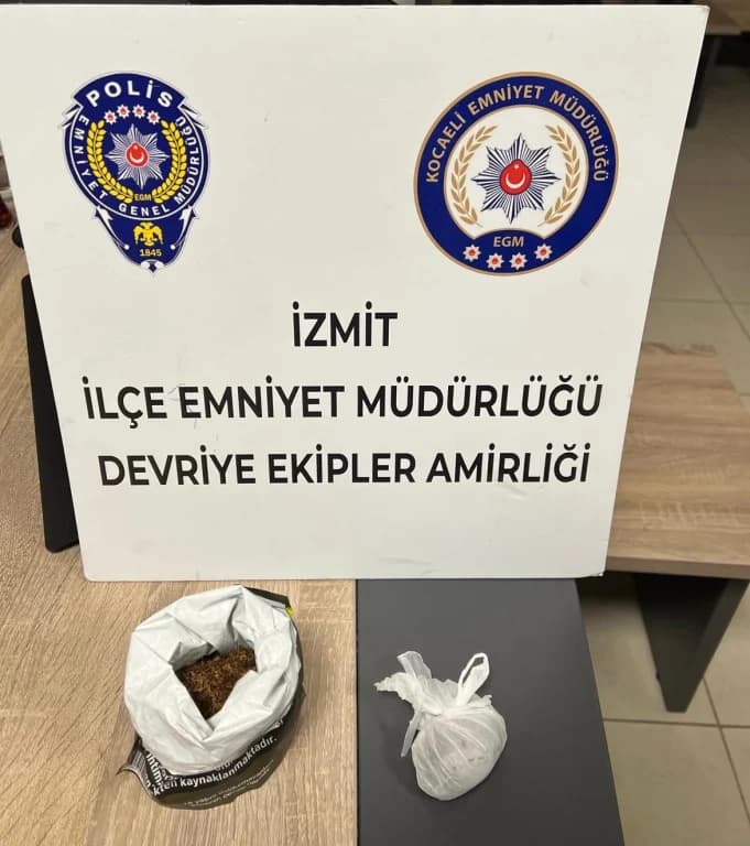Üzerinde uyuşturucu bulunan kişi gözaltına alındı
