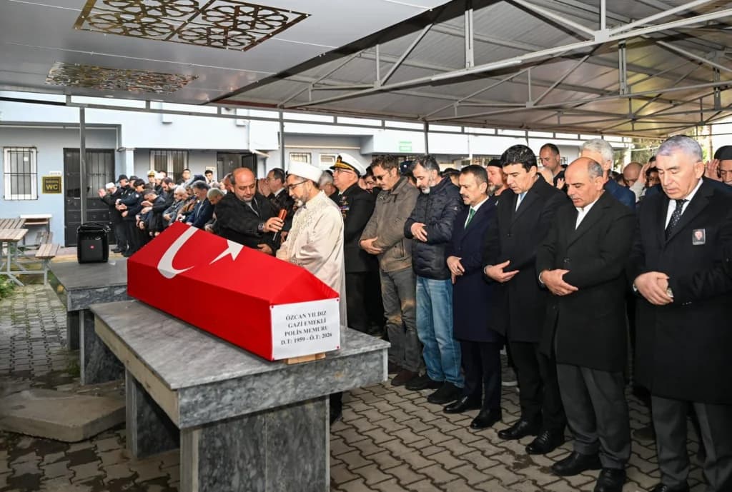 Emekli Polis Memuru Özcan Yıldız Son Yolculuğuna Uğurlandı