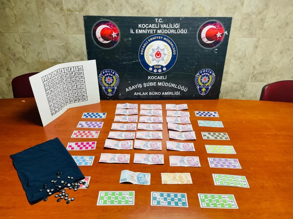 Kartepe'de kumar baskını! Tombalaya geçit yok