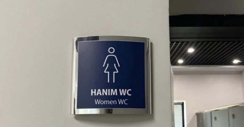 Marmara Üniversitesi'nde 'Hanım' Yazısı Tartışma Yarattı!