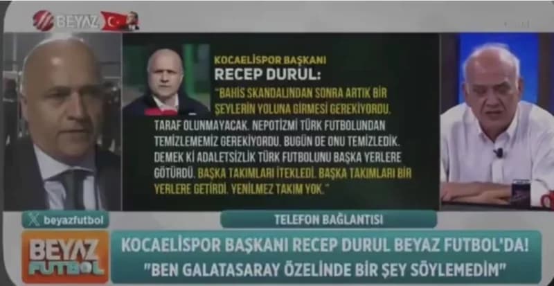 Kocaelispor Başkanı Recep Durul'dan Açıklama!