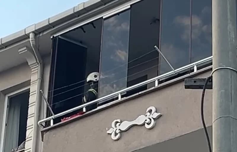 Körfez'de Yıldız Caddesi'nde Korkutan Yangın!