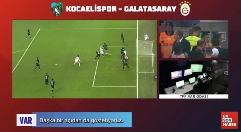 Kocaelispor-Galatasaray Maçı VAR Kayıtları Açıklandı!