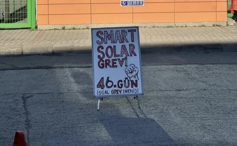 Gebze'deki Smart Solar grevi 46. gününde!