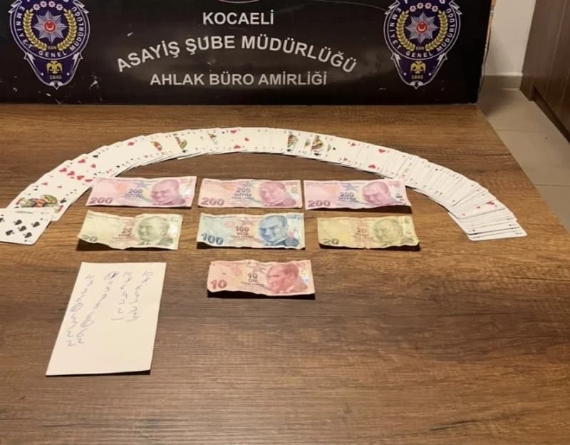Dilovası'nda Kumar Operasyonu: Kahvehaneye Baskın!