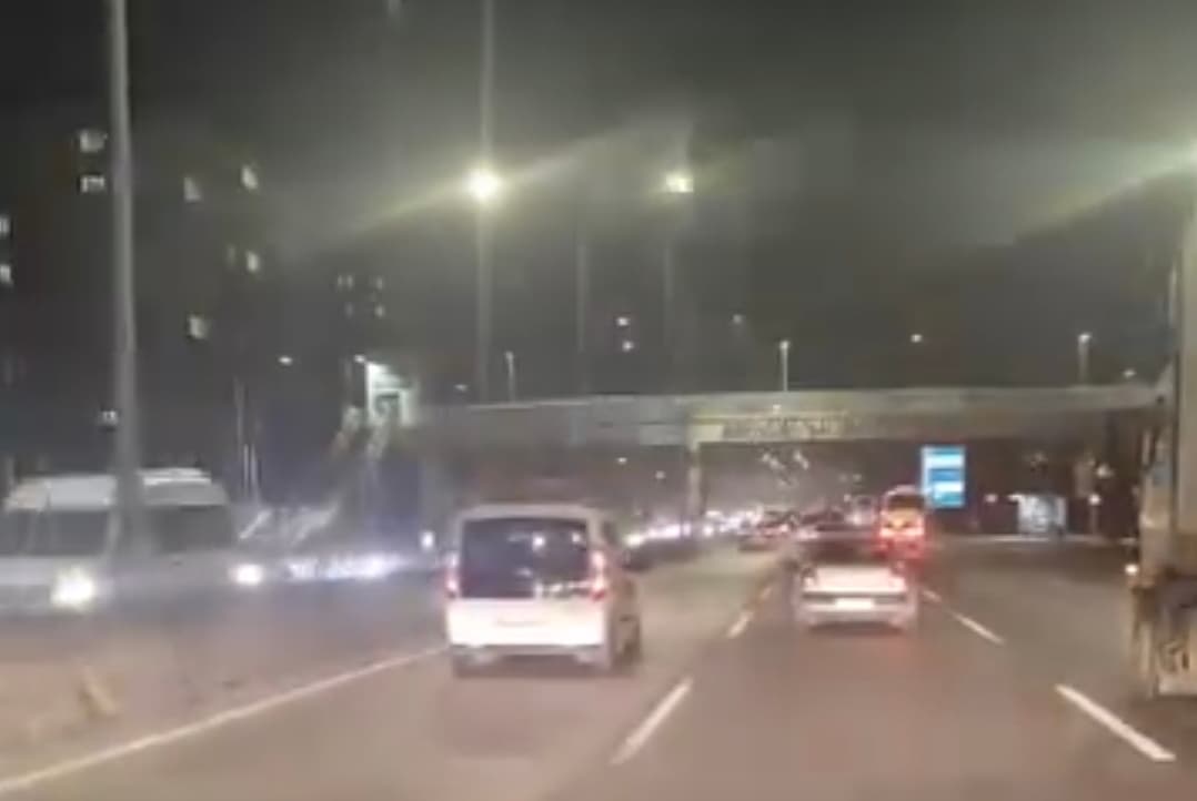 D-100 Karayolu'nda İzmit–Derince Arası Aydınlatma Sorunu!