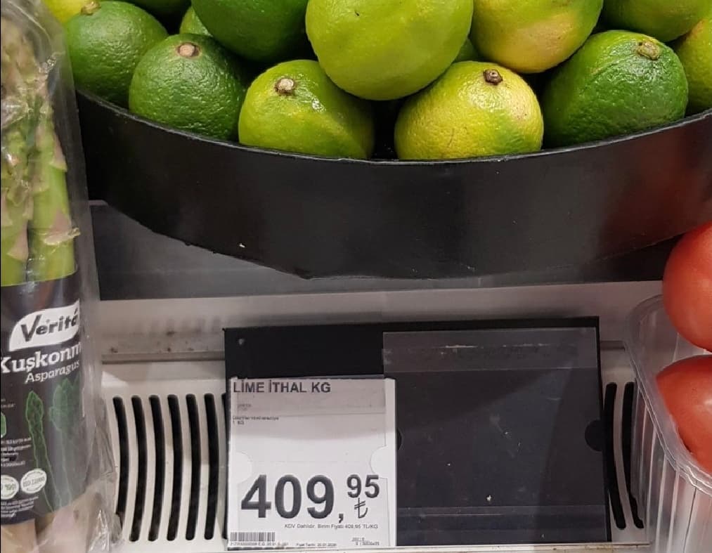 Yeşil Limonun Fiyatı Şaşırttı!