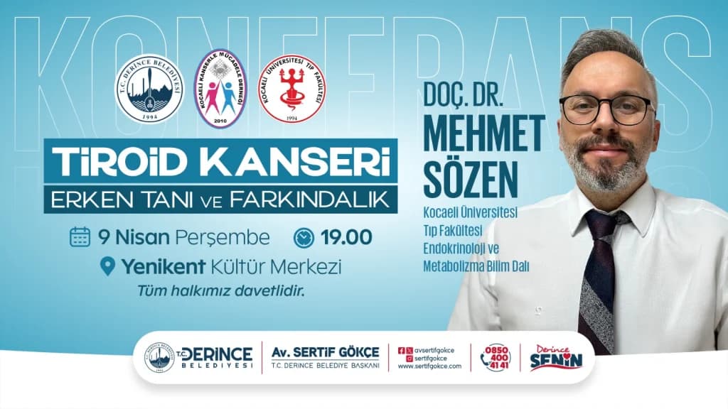 Derince'de tiroid kanseri söyleşisi