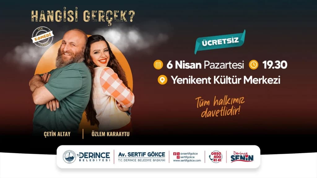 Derince'de tiyatro şöleni devam ediyor