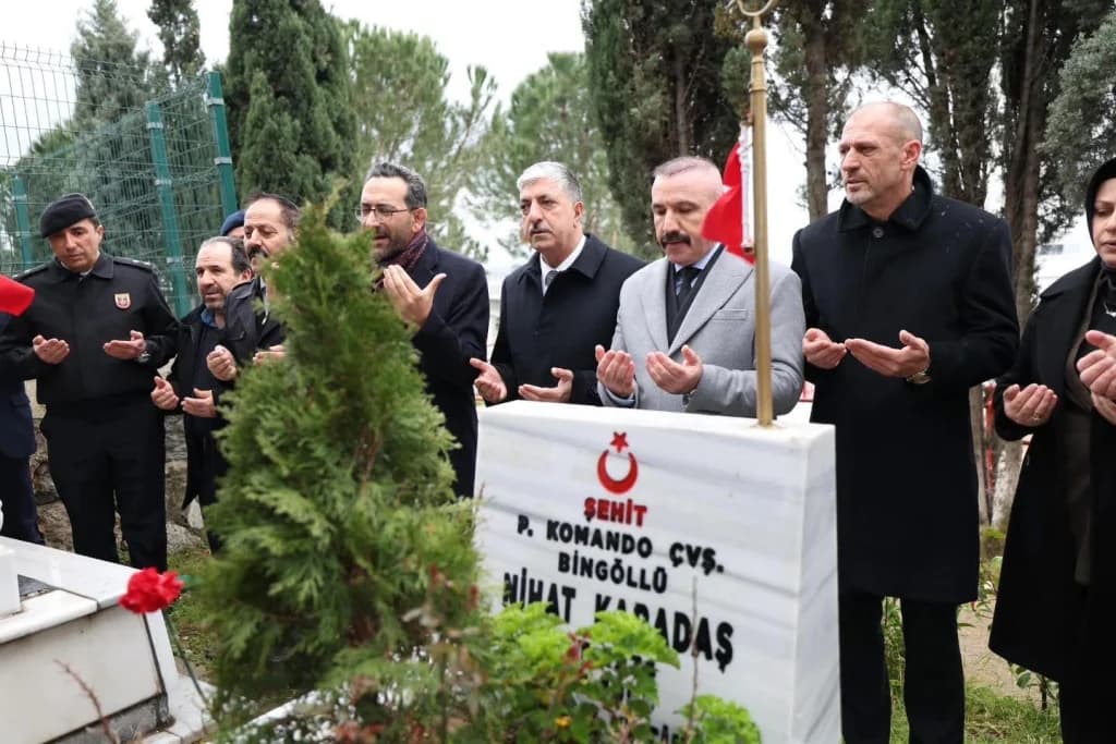 Dilovası şehitleri dualarla anıldı