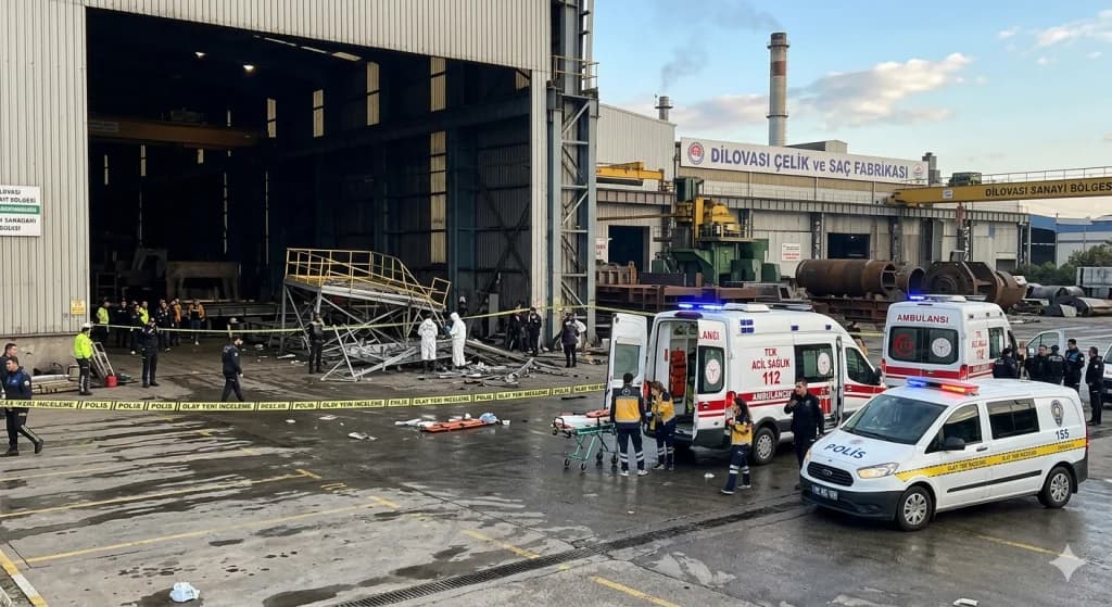 Dilovası'nda fabrikada facia: 2 işçi öldü!