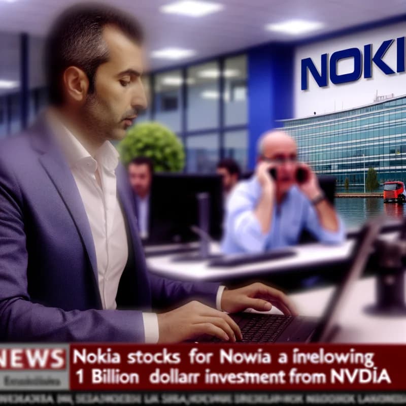 Nvidia Yatırımı Sonrası Nokia Hisseleri Yükselişe Geçti