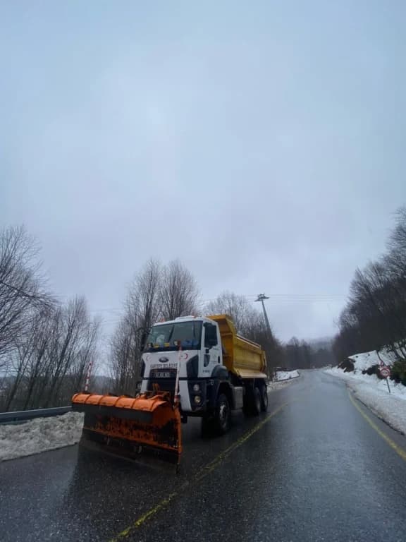 Kartepe'de Mayıs'ta kar sürprizi