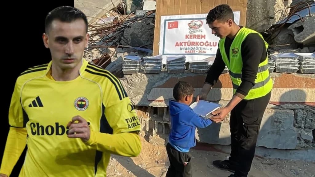 Kerem Aktürkoğlu'ndan Gazze'ye İftar Yardımı