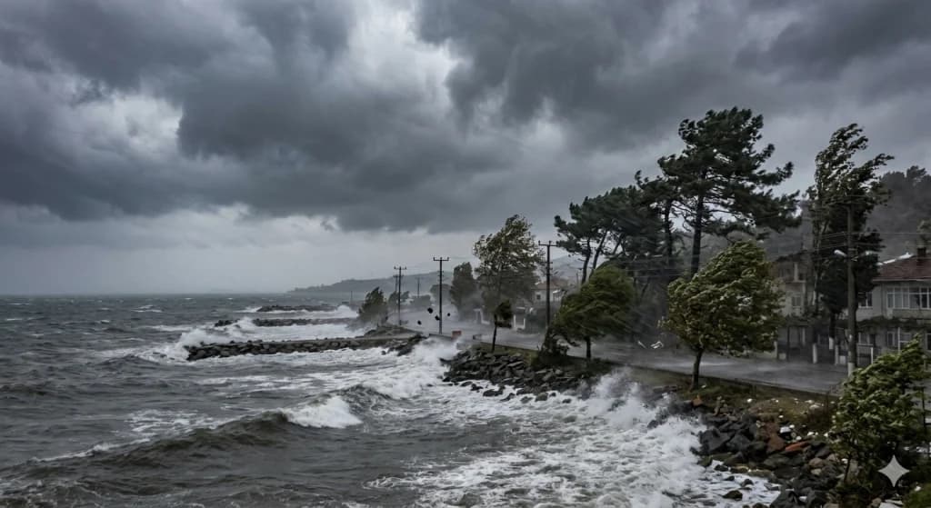 Kocaeli'de fırtına alarmı: Valilik uyardı!