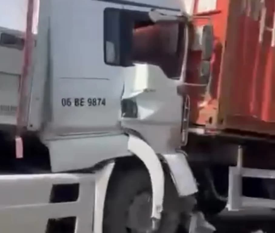 TEM Otoyolu'nda zincirleme kaza: Trafik durdu!