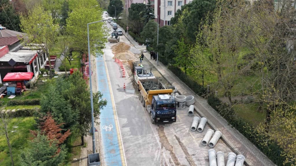 Yahya Kaptan'a yeni yağmur suyu hattı
