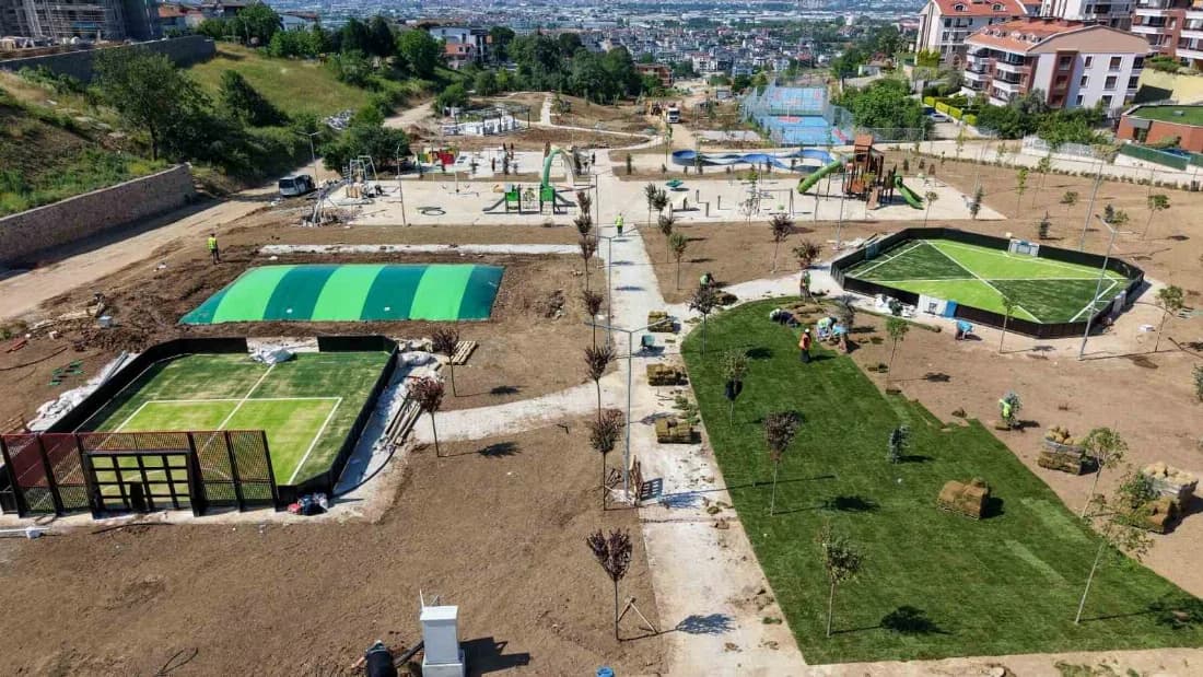 Yeşilyurt Millet Bahçesi’nde sona yaklaşıldı