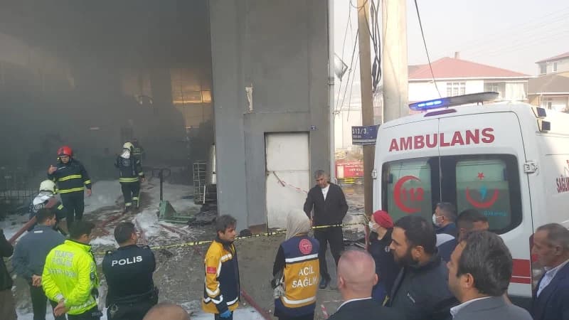Dilovası'nda Fabrika Yangını: 6 Kişi Hayatını Kaybetti!