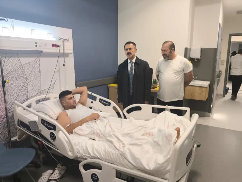 İzmit'te Vali Aktaş'tan Geçmiş Olsun Ziyareti!