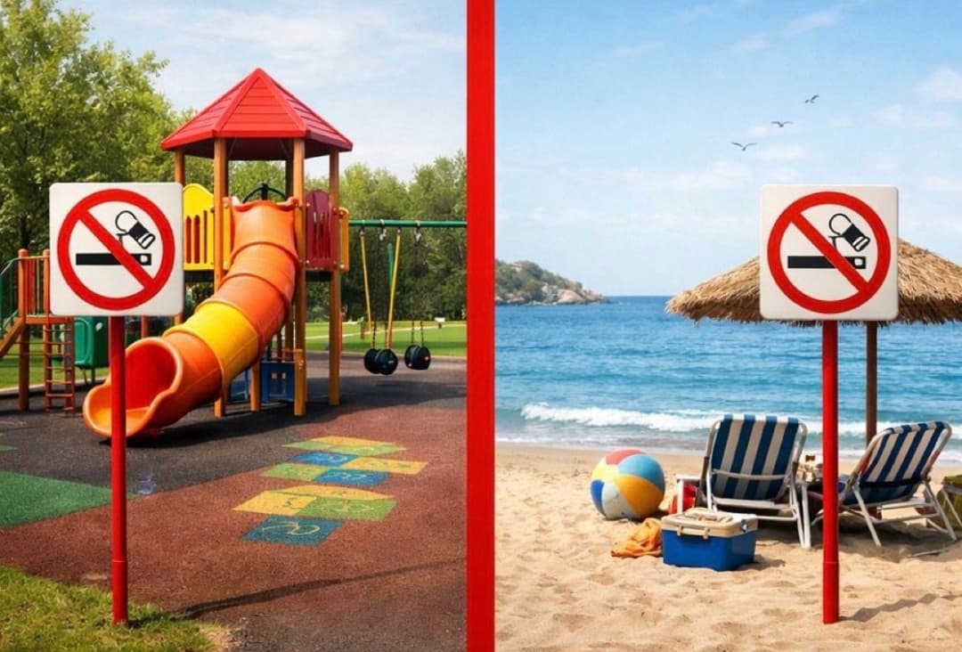 Park ve Sahillerde Sigara Yasağı!