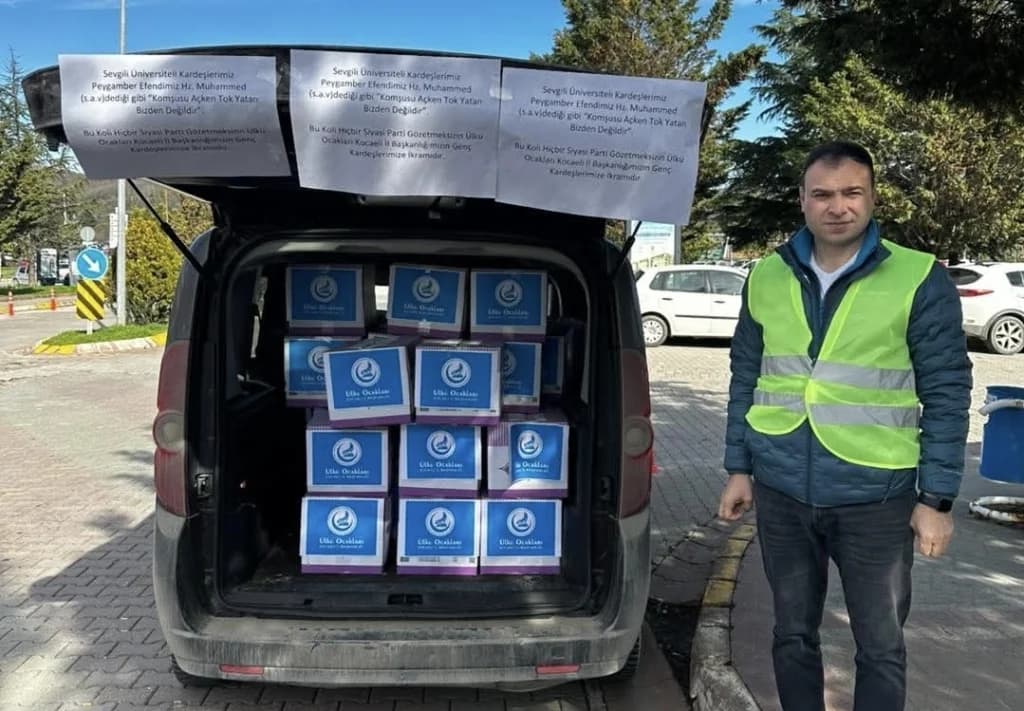 Ülkü Ocakları'ndan üniversitelilere Ramazan yardımı