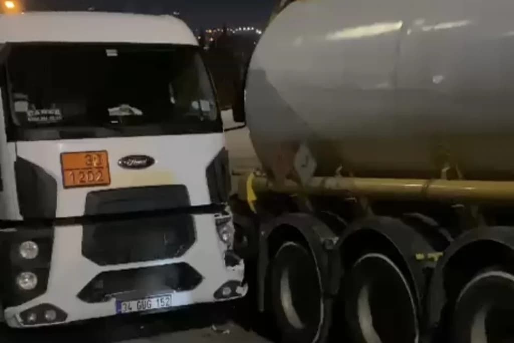 Dilovası OSB'de tanker dehşeti: Zincirleme kazada 1 yaralı!