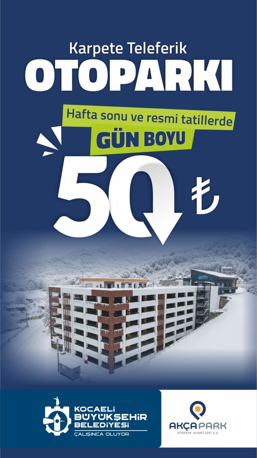 Teleferik Otoparkı'nda Hafta Sonu Ücreti!