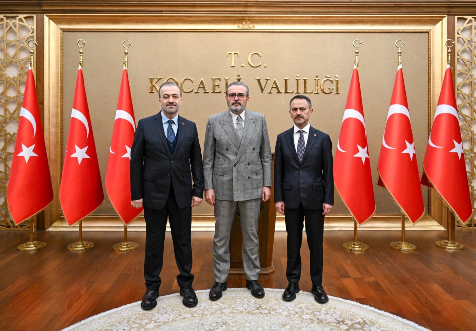 Mahir Ünal, Vali İlhami Aktaş'ı Ziyaret Etti