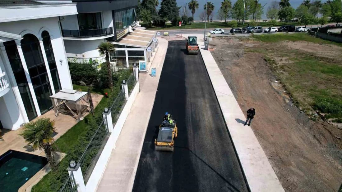 Başiskele Sahili’nde trafik ve yaya düzeni yenileniyor