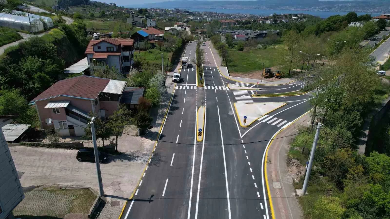 Başiskele’de yeni kavşak hizmete açıldı