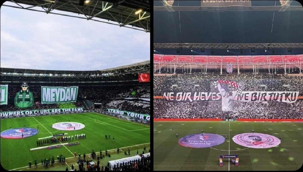 Beşiktaş koreografisi Kocaelispor'u mu taklit etti?